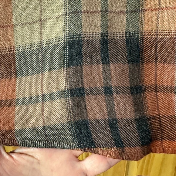 NWOT! Becool Women’s Plaid Button Up Long Sleeve Sz M Open Breast Pocket, V561 - Picture 11 of 15